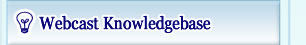 Webcast Knowledgebase